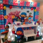 #decoraopocoyo
 Mesa colmeia