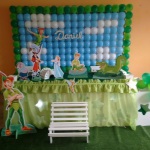 Decoração Peter Pan
Fazemos com o painel de desenho do tema e podemos por mais detalhes com a sininho .