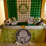 Palmeiras  com tela toda de bal�es 
#decoracaopalmeiras
#decoracaotimepalmeiras