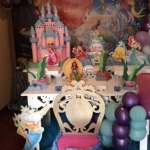 Decora��o Ariel com arco descontruido .