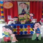 Show da luna com mesa colmeia
Ideal para festas de irmãos ..menina e menino...