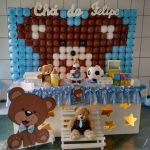 Tema Urso azul e marrom