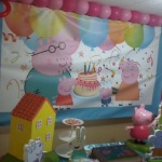 Peppa Pig e George -
Para meninos mudamos ou acrescentamos detalhes azul