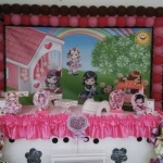 Decora��o Jolie com painel de bal�es no painel  .