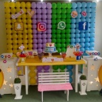 Decora��o teen /jovem Decora��o Redes Sociais #decoracaoredessociais