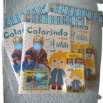 Livrinho para colorir com 4 paginas contendo 8 desenhos.
R$ 6,00 cada