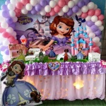 Princesa Sofia ,montamos em mesa proven�al tamb�m .
#decoracaoprincesasofia