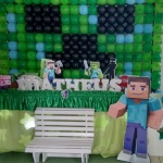 Minecraft ,fazemos o fundo tamb�m com o painel com o desenho do tema, se entrar em contato com anteced�ncia.