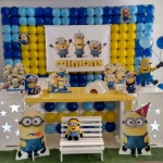 Minions - mesa com�ia
Adicional prateleira de lembrancinhas