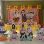 Decora��o Carrossel com tecido no painel (montamos todos os temas com tecido se for prefer�ncia