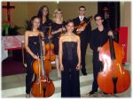 Em cima: J�ssica, Maiara e Marcos. Embaixo: R�bia, Mirele e Augusto.