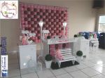 Decoração Clean Marron com Rosa