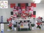 Decoração Clean Minnie Vermelha