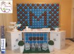 Decoração Clean Marron com Azul