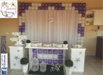 Decoração Clean com voal branco