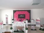 Decoração Provençal Preto com Rosa