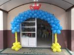 Arco para porta de entrada Galinha Pintadinha