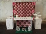 Decoração Clean Rosa e Marron ( Chá de Bebe )