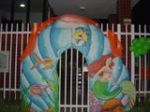 Entrada da festa Pequena Sereia