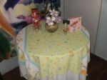 Mesa decorada