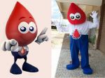 Mascote Sangue Bom - Hemoclnica - Braslia - DF