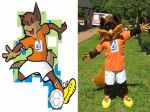 Mascote Lobinho - Led Esportes e Eventos - Guar - Braslia - DF