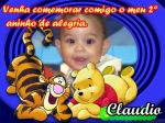 convite ursinho Pooh 1