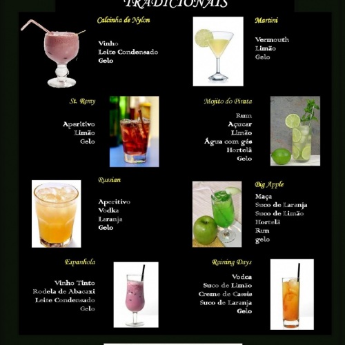 TRADICIONAIS - Valter Drinks, Barmans e Bartenders para seu evento