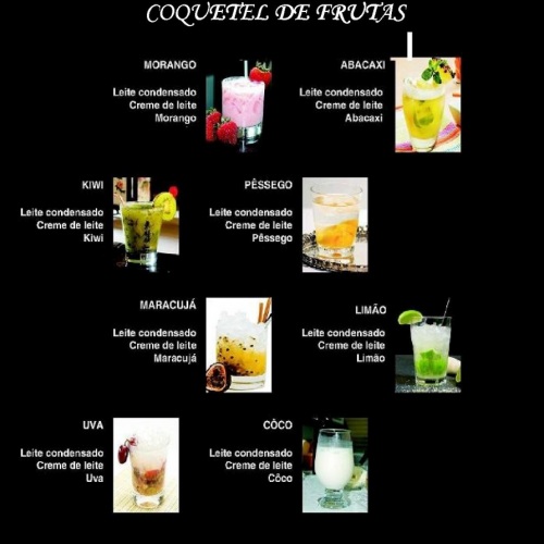 COQUETEL DE FRUTAS - SEM ÁLCOOL - Valter Drinks, Barmans e Bartenders para seu evento