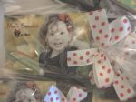 Convite lembrança com imã Minnie Vermelha