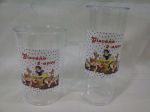 Caneca acrílica, ou copo long drink 350ml com adesivo