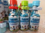 Garrafinha Smurfs, vazia -