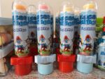 Tubete Smurf. Vazio.