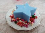 Vela Aromática 50g, Orgânica, com parafina de soja - Feita por encomenda. Tamanho 5x5x5cm. Formatos: redondo, quadrado, estrela.
