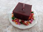 Vela Aromática 50g, Orgânica, com parafina de soja - Feita por encomenda. Tamanho 5x5x5cm. Formatos: redondo, quadrado, estrela.