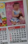 Mini Calendrio destacvel 2019. INDISPONVEL