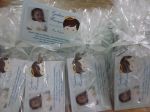 Imã de geladeira personalizado Batizado Menino