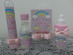 Kit personalizado Chuva de Amor rosa bebê
